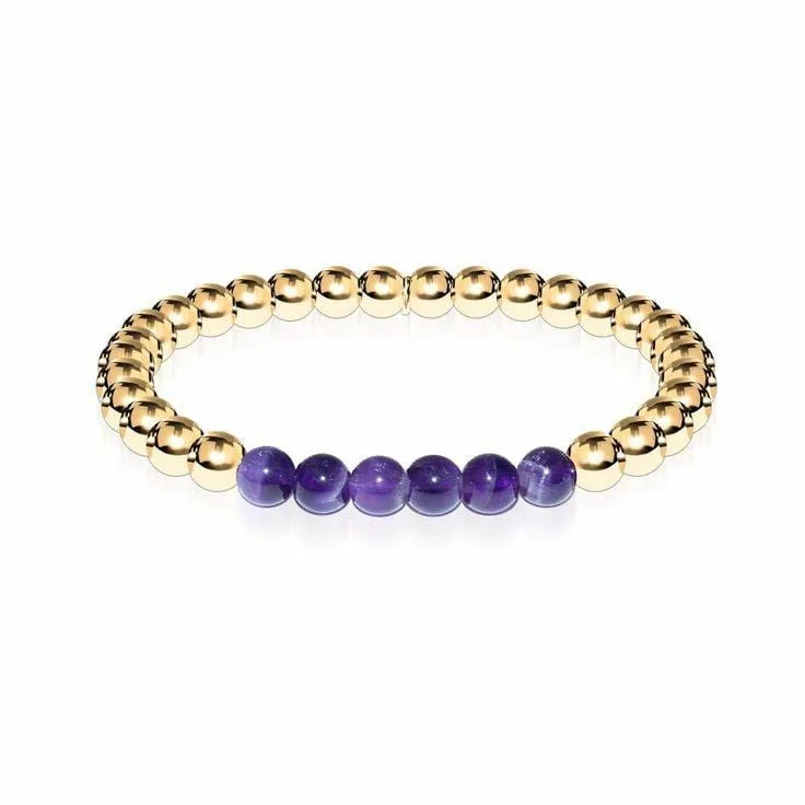 Simple Bead Bracelet-Gemstone Healing Bracelet