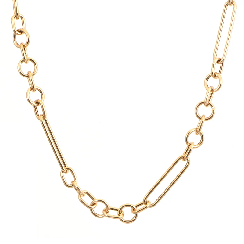 Trendy Choker Necklace-Link Chain