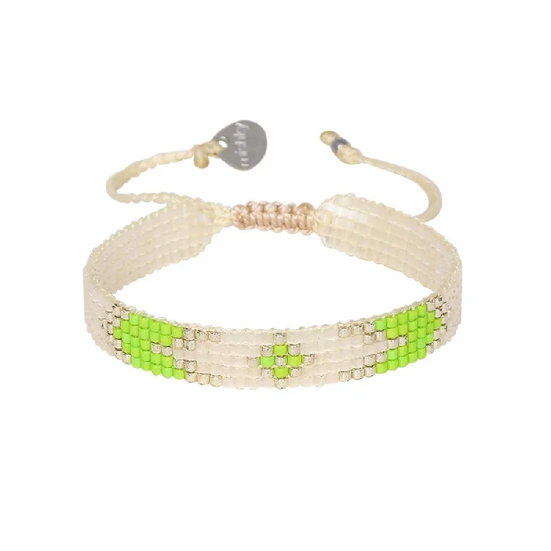 Silver Knot Bracelet-Mishky Peeky Green Bracelet