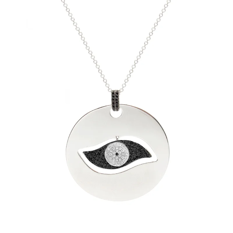 Trendy Choker Pendant Necklace-Evil Eye Necklace