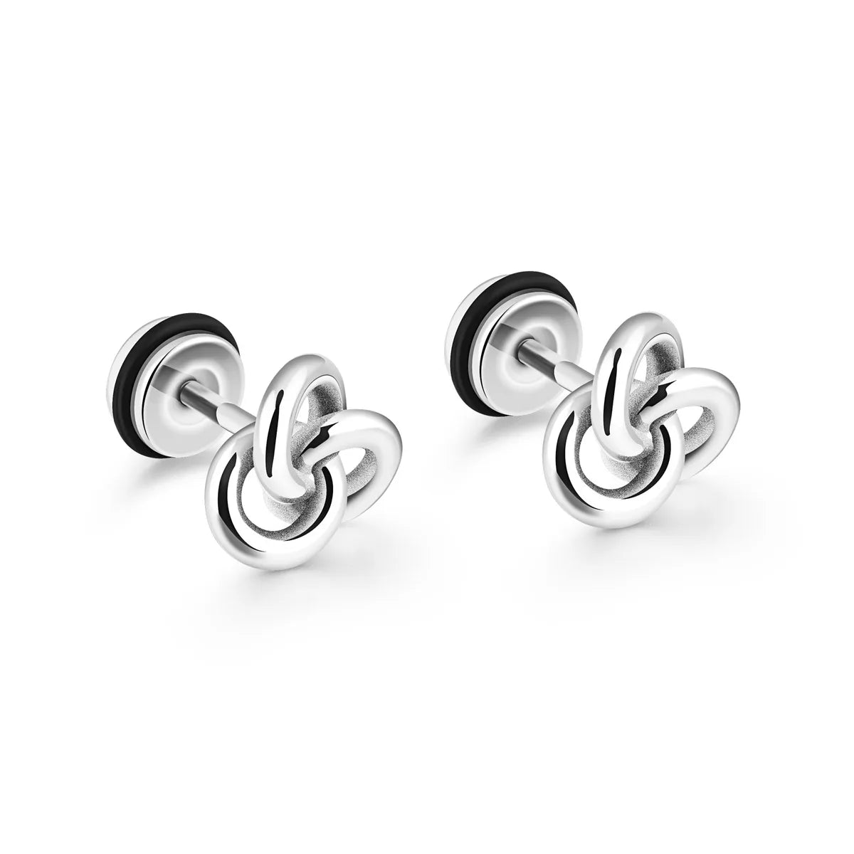 Titanium&Stainless Steel Vintage Flowers Earring  (Steel Models) Nhop1953-Steel Models