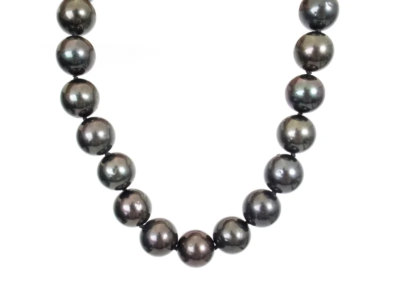 Designer Necklace for Gift-Tahitian Pearl Strand