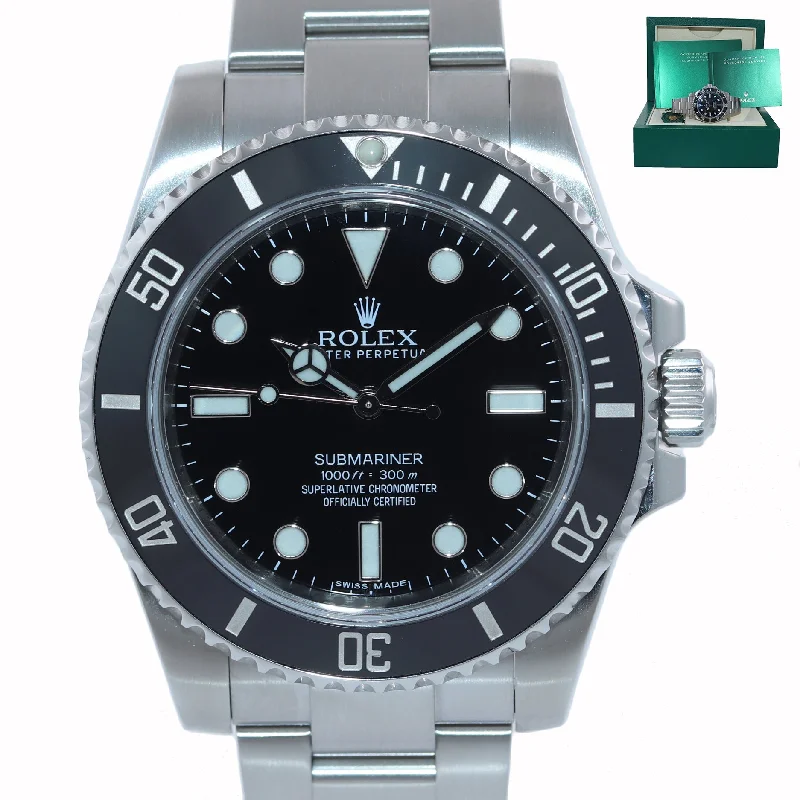 Smartwatch with Sleep and Activity Tracker-2019-2020 Rolex Submariner No-Date 114060 Steel Black Ceramic 40mm Watch Box