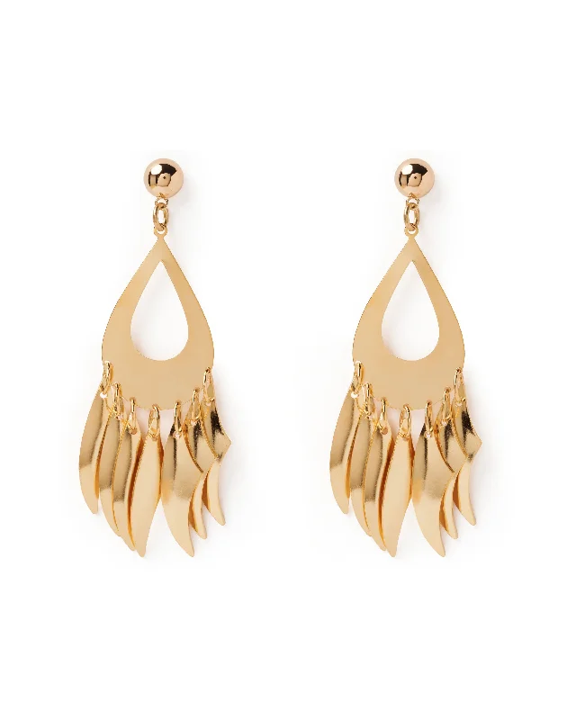 Crystal Drop Earrings-SKI RESORT EARRINGS