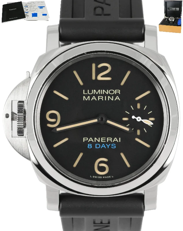 Smart Watch for Fitness-MINT Panerai Luminor Marina Destro Left-Handed 8 Days Stainless PAM00796 Watch