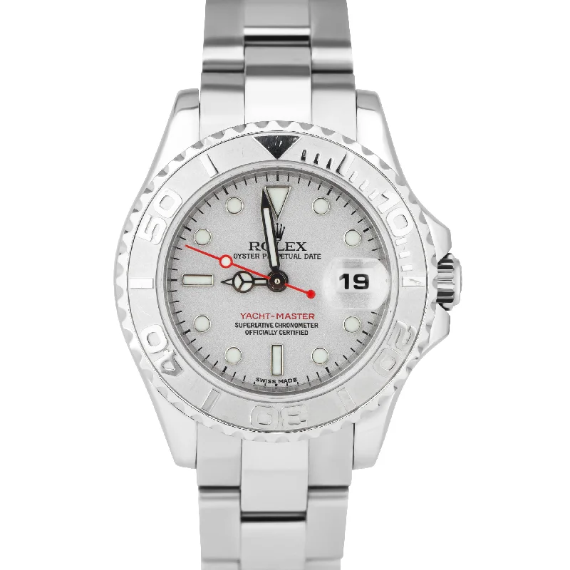 Men's Multi-Function Sports Watch-REHAUT Ladies Rolex Yacht-Master 169622 Stainless Platinum Rolesium 29mm Watch