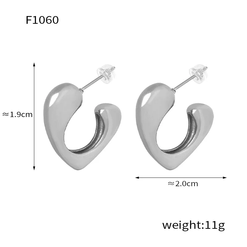 F1060-Steel Earrings