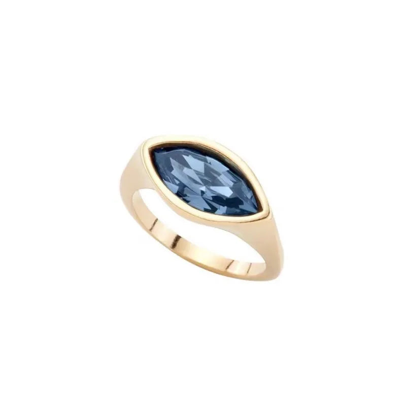 Rings-Gold-Blue Stone