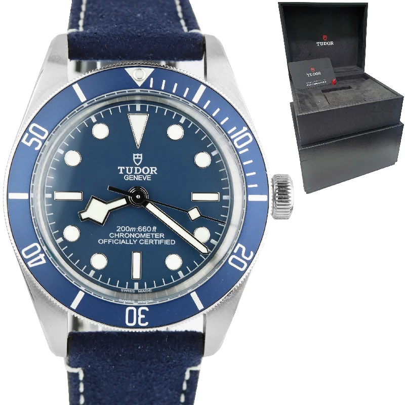 Elegant Women’s Watch with Date Display-MINT 2021 Tudor Black Bay 58 Stainless Blue 39mm Automatic Watch 79030B B+P