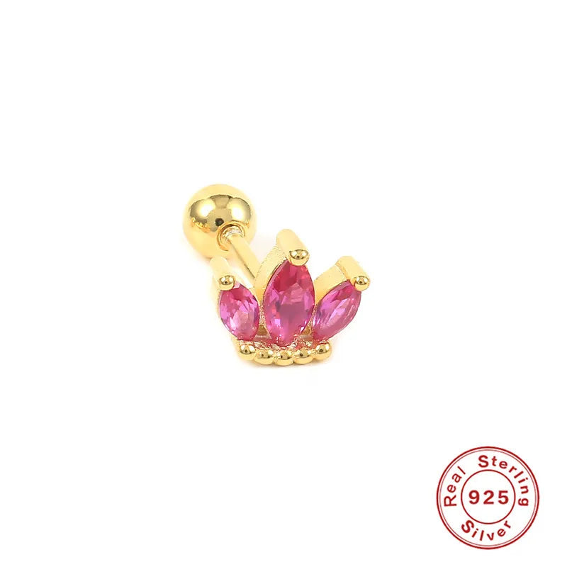 Single Gold-Rose Red Diamond