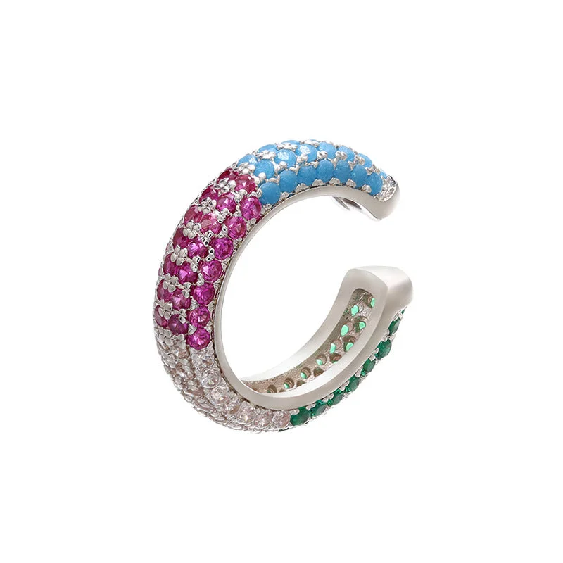 White Gold Color Colorful Crystals