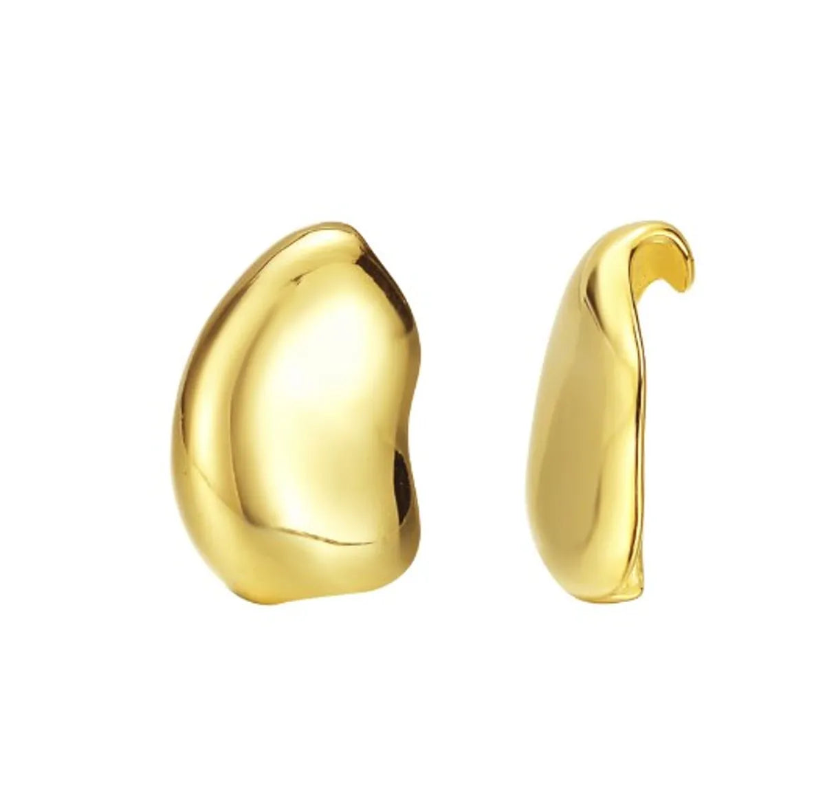 18K Gold (with Silver Earnuts)