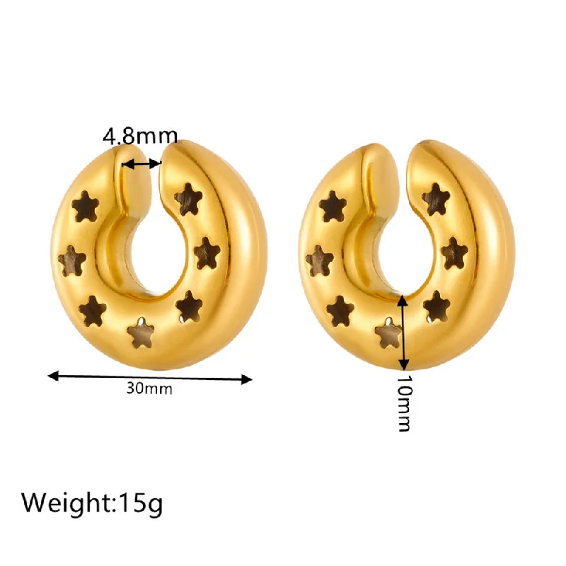 Five-Pointed Star Ear Clip