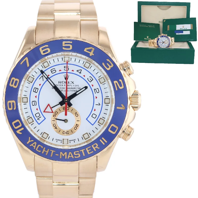 Smartwatch for Android Users-2016 PAPERS BLUE HANDS Men's Rolex Yacht-Master 2 Yellow Gold 116688 44mm Watch