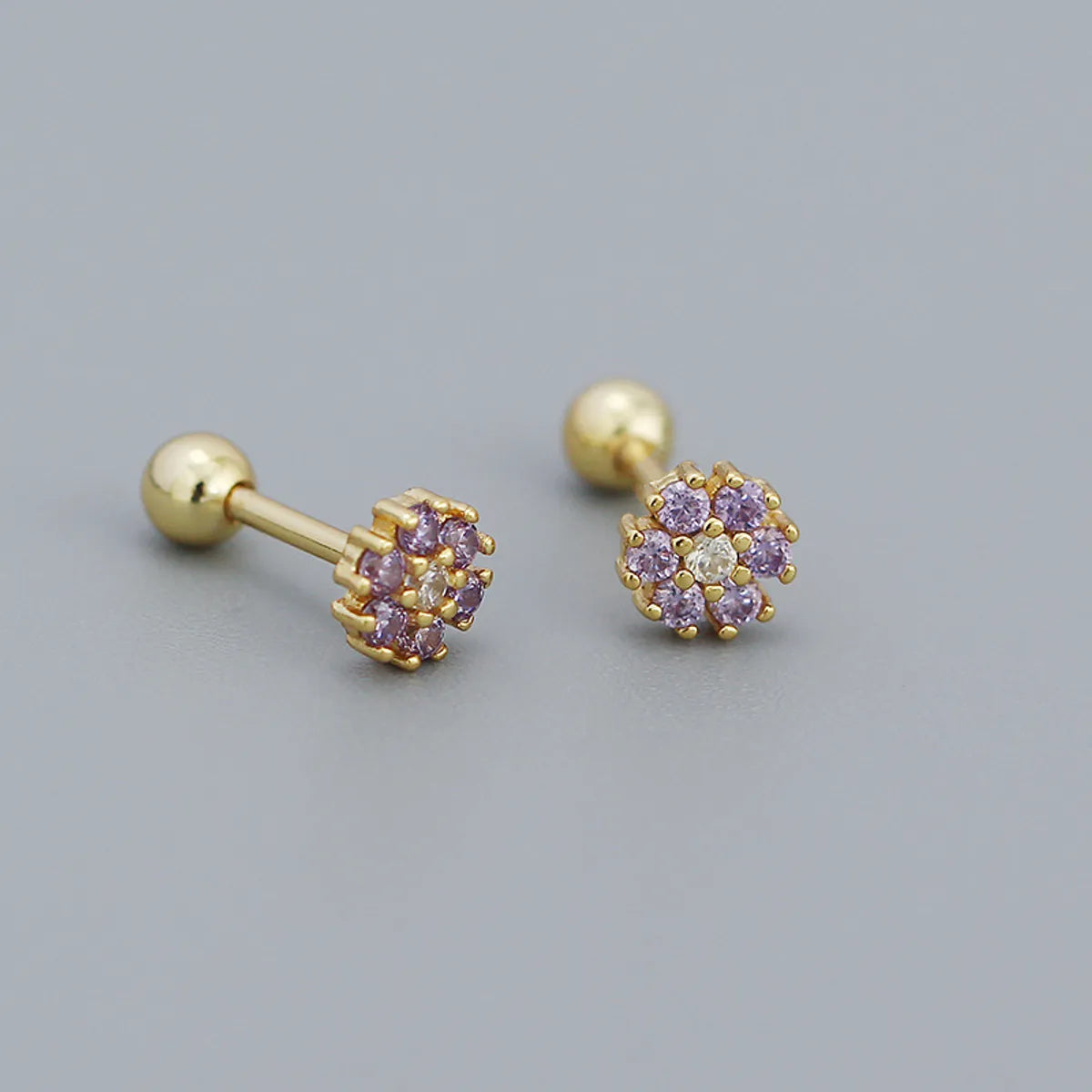 Yellow Gold (Purple Stone)