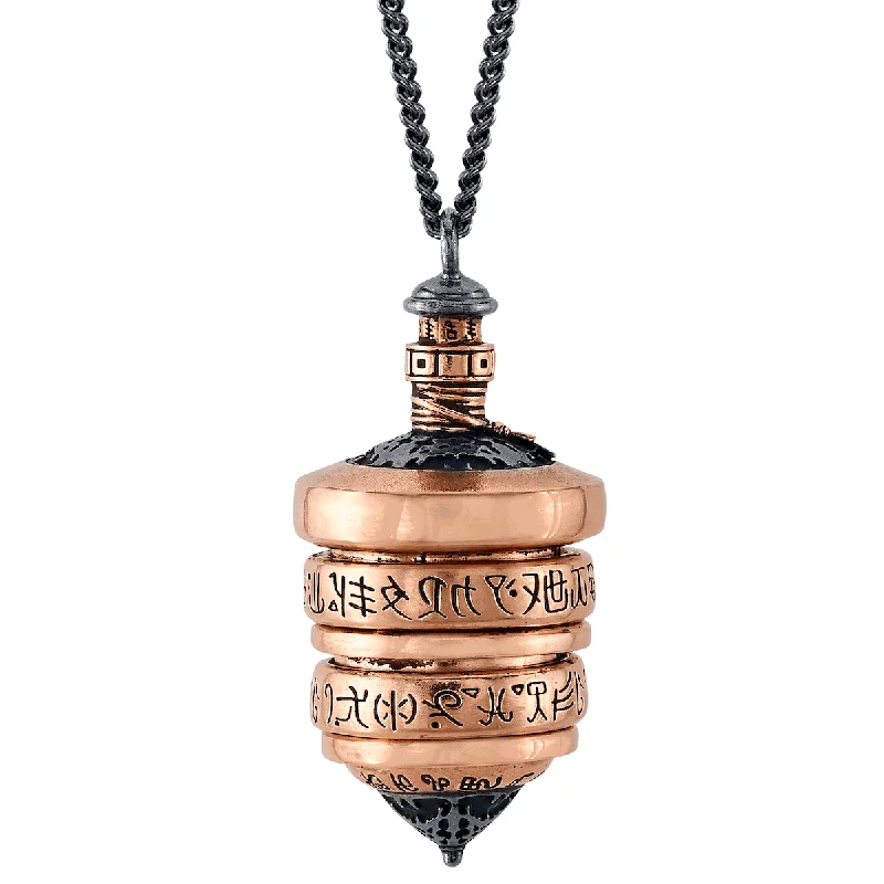 Cute Charm Pendant Necklace-Magic: The Gathering X RockLove Sensei's Divining Top Necklace