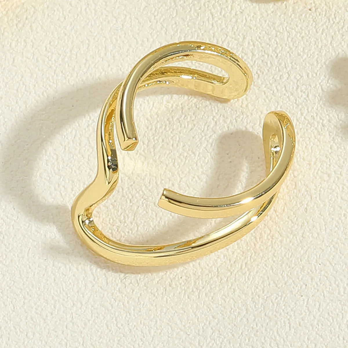 Double Wave Ring