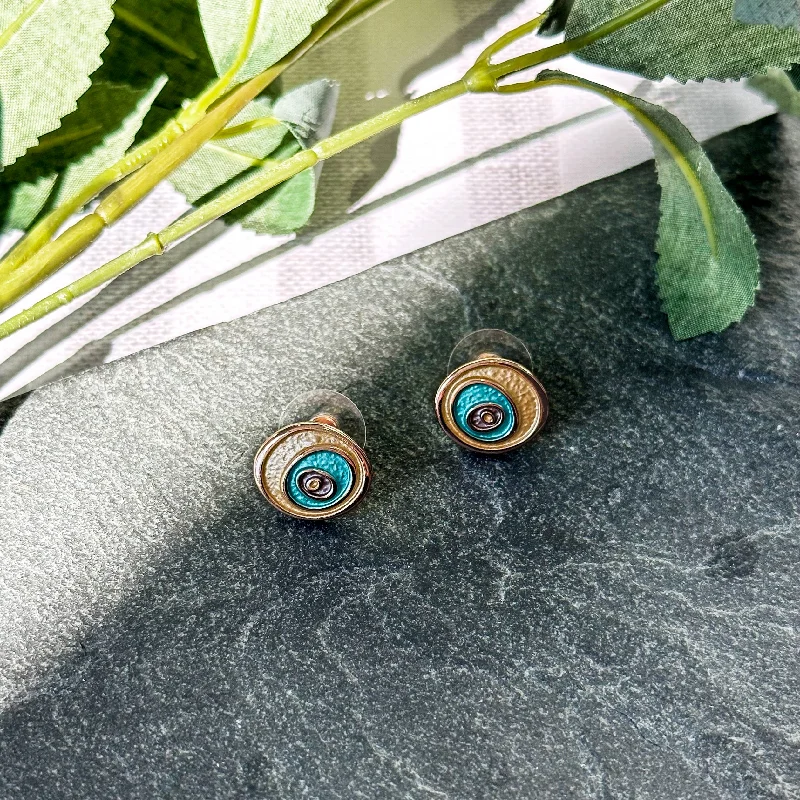 Swarovski Crystal Necklace-Boho Style Spiral Stud Earrings