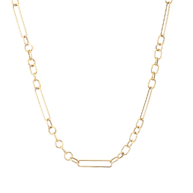 Rose Gold Necklace-Link Chain