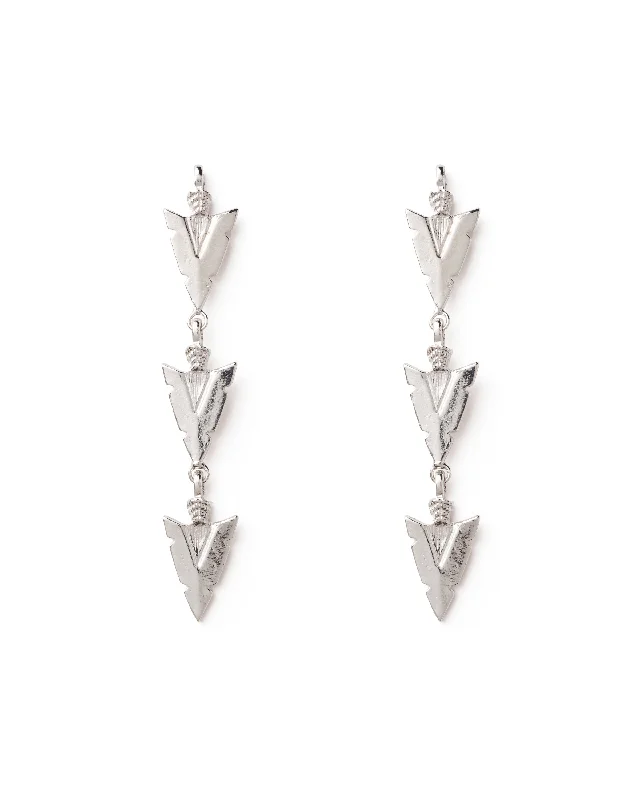 Diamond Drop Earrings-ARROW SOUL EARRINGS