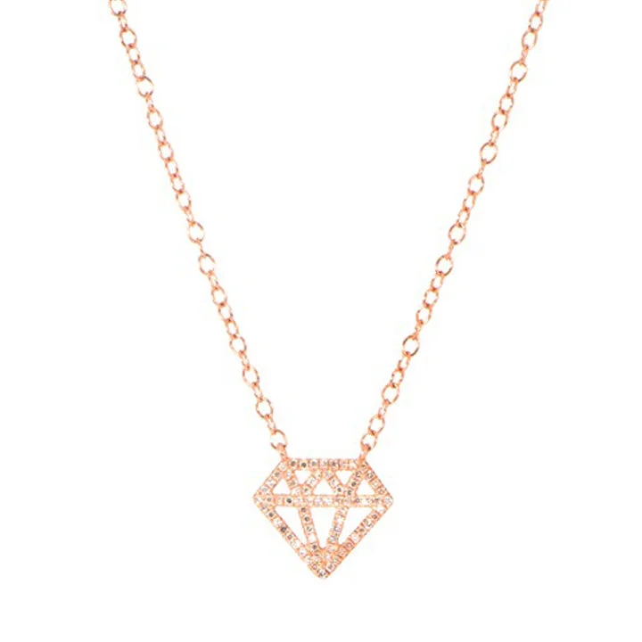 Classic Heart Necklace-Diamond Necklace