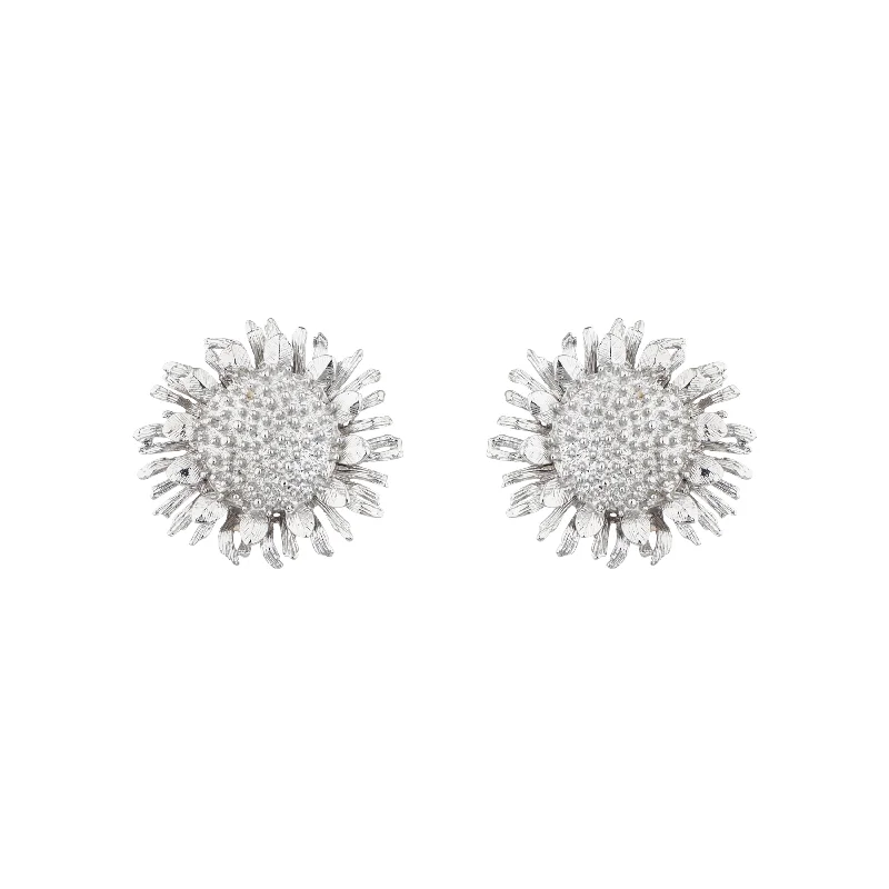 Shiny Drop Earrings-FIRENZE SUNFLOWER EARRINGS