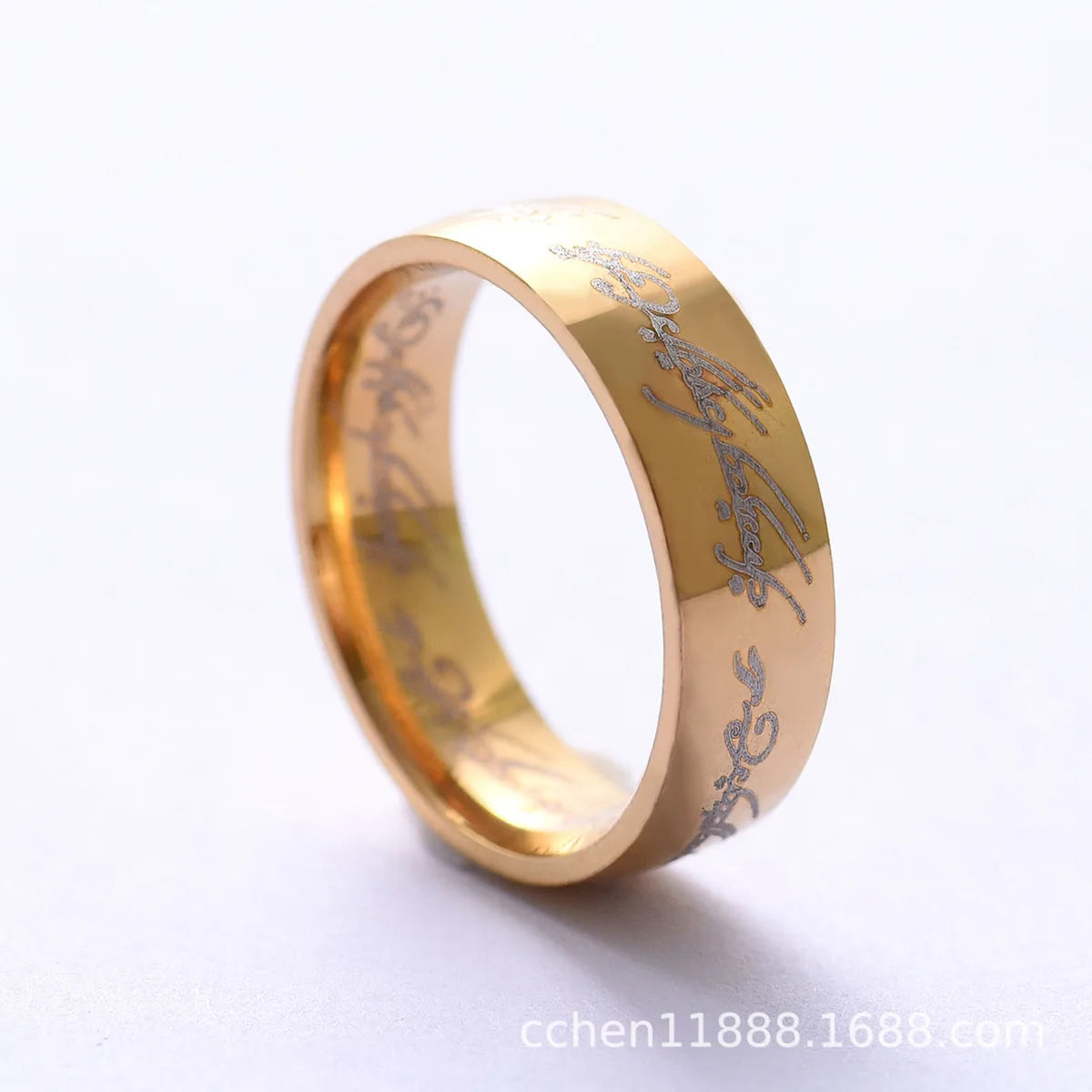 23 Silver Needle-Gold-JE0090E-3 Gold-Plated Marking Magic Ring (Faded Package Returned)