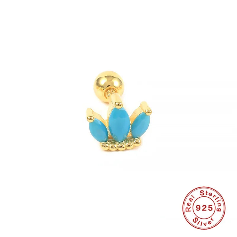 Single Gold-Turquoise