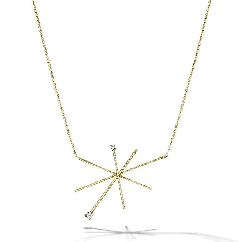 Minimalist Pendant Necklace-Piece Star Necklace - Large