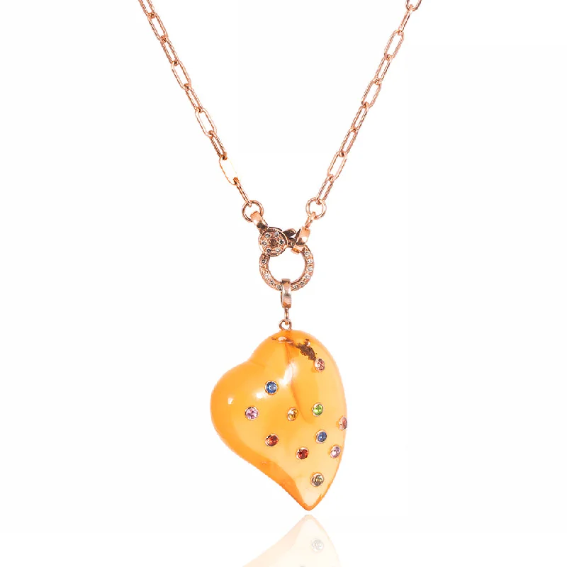 Classic Heart Necklace-Charm Necklace