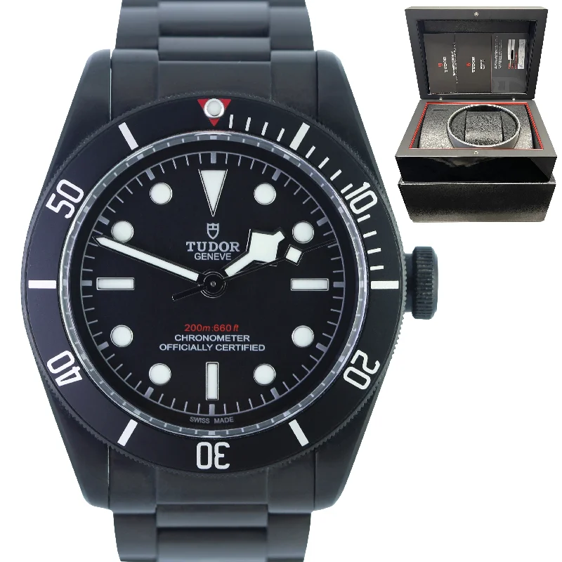 Smart Digital Sports Watch-MINT 2020 Tudor Heritage Black Bay Dark 41mm PVD Stainless Steel 79230DK B+P