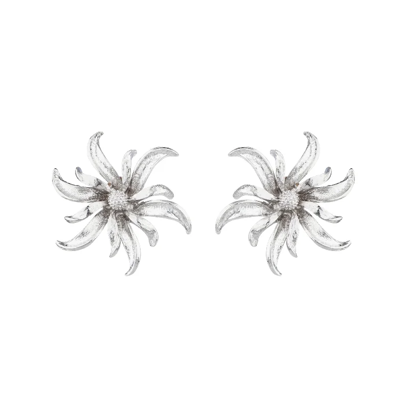 Pearl Ear Jackets-COMET FLOWER EARRINGS