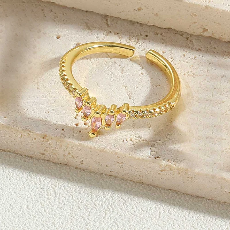 Pink Zircon Ring-2