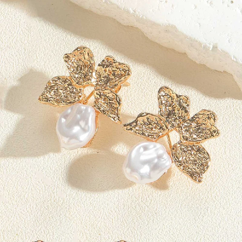 14K Real Gold Flowers