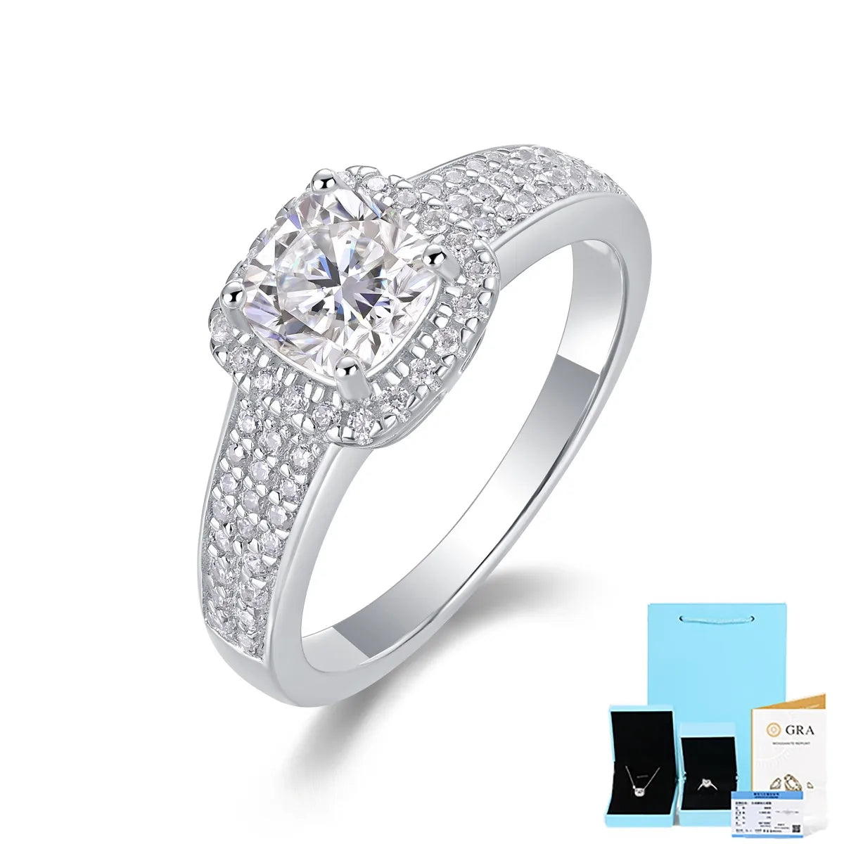 Moissanite (Including Gift Box Certificate)